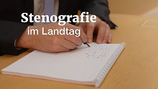 Was machen Stenografen im Landtag  Bayerischer Landtag [upl. by Ailaham]