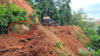 The CAT Dozer Operator Doing an Excellent Job Of Constructing a Plantation Road Full Video [upl. by Ahsinra]