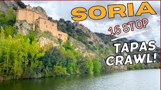 SORIA 16Stop EPIC Tapas Crawl in Spains 2nd Smallest Capital [upl. by Lednahc801]