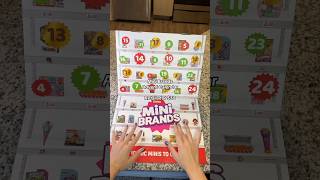 Mini Brands has an advent calendar minibrands adventcalendar adventcalendarunboxing miniature [upl. by Gilder]