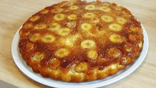 Gâteau renversé à la banane et au caramel [upl. by Alexia]