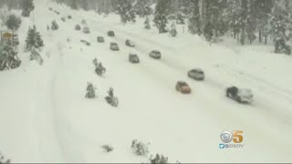 CHP Warns Drivers Heading To Tahoe For 3Day Weekend To Stay Away [upl. by Belsky803]