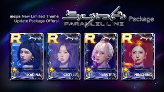 Superstar SMTOWN  Collecting aespa SYNK  PARALLEL LINE Limited Theme 💜 [upl. by Nagel]