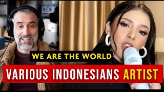 Indonesias Various Artists  We Are The World Cover REACTION [upl. by Aehsrop]