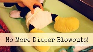 BOMBPROOF Cloth Diaper Hack [upl. by Warrin]