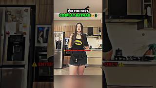 Best cosplay Batman ☠️ trollface edit troll [upl. by Naivat]