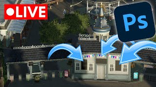 Lets Build Billboards  Planet Coaster Kinda LIVE [upl. by Arakihc]