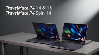 TravelMate P4 1416 amp TravelMate P4 Spin 14  Thin amp Light Laptops for Work  Acer [upl. by Hough871]