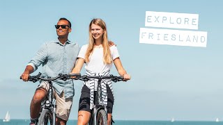 EXPLORE FRIESLAND ON THE BICYCLE  Cycling In The Netherlands [upl. by Tirza962]