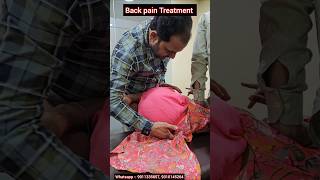 Back pain treatment backpain treatment chiropractic feedshorts trend ytshots [upl. by Melosa109]