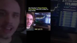 Man Reacting To Bitcoin Breaking100 In 2013 Now BTC is About To Break 100K [upl. by Mali909]