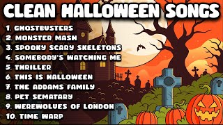 Clean Halloween Songs Playlist 🎃 Clean Halloween Music for School  Classroom [upl. by Eugenie675]