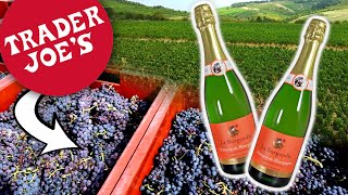 How Sparkling Wine Is Made  Trader Joe’s Wine from France [upl. by Aneekat]