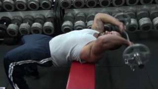 Bent Arm Barbell Pullover  Lat Exercises [upl. by Barbey]