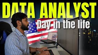 Day in the Life of a Data Analyst in USA [upl. by Eitsyrc]