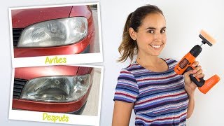 Pon tu coche a punto  Cómo pulir los faros del coche DIY  Hazlo tú mismo [upl. by Adnilim]