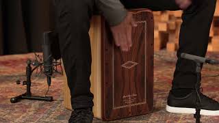 Meinl Artisan String Cajon with Brazilian Ironwood Frontplate [upl. by Atipul]