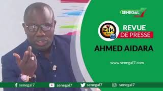 Revue de presse wolof Zik Fm du lundi 04 janvier 2021 avec Ahmed Aidara [upl. by Annaeg924]