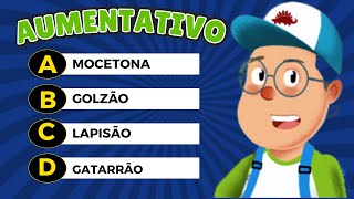 30 QUESTÕES SOBRE AUMENTATIVO LÍNGUA PORTUGUESA [upl. by Adora]