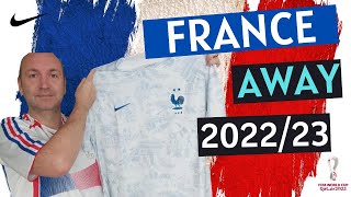 🐓 NEW France World Cup 2022 Away Shirt Review 🐓 [upl. by Jecoa]