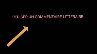 REDIGER UNE INTRODUCTION UNE TRANSITION ET UNE CONCLUSION DE COMMENTAIRE [upl. by Zena]