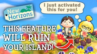 This Feature Will RUIN Your Island in Animal Crossing New Horizons [upl. by Eissoj]