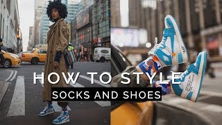 HOW TO STYLE Socks amp Shoes  Fall Outfits [upl. by Gredel]