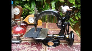 Old Vintage Antique Sewing Machine Wilcox Willcox amp Gibbs For Restoration Video [upl. by Kos]