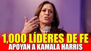 🚨 ¡1000 LÍDERES DE FE apoyan a Kamala Harris y advierten sobre Trump [upl. by Airdnala724]