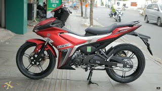 Yamaha Exciter 155 VVA 2022 Đỏ Bạc Nhám  Walkaround [upl. by Nyrol]