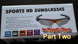 Sports HD Video quotSpyquot Sunglasses  Review [upl. by Enerual]