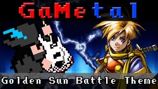 Battle Theme Golden Sun  GaMetal [upl. by Ydassac]