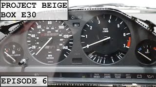 1990 BMW 325i  Episode 6 Gauge Cluster and First Start [upl. by Leann]