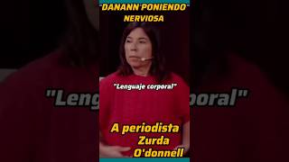 Danann poniendo nerviosa a la zurdita periodista Odonnell argentina noticias [upl. by Phylis718]