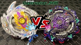 Rage Longinus Destroy 3A VS Variant Lucifer Mobius 2D  Beyblade Burst Sparking [upl. by Ylrehc928]