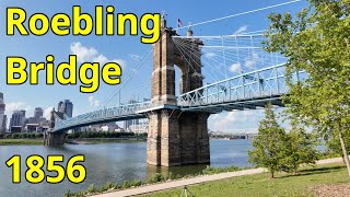 1856 Roebling Bridge  Cincinnati [upl. by Jacob]