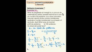 Ex 12 13 14 15 si 16  pag 65 Rapoarte  Matematică 6 [upl. by Naitsabas152]