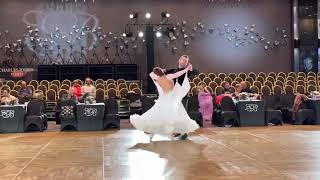 Ballroom Dancing competition Emerald Ball 2023 proam bronze standard Lacho and Danielle [upl. by Eelimaj]