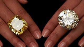 Rare 100 carat diamonds worth millions up for auction [upl. by Zetrok]