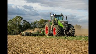 Fendt 1042 et son Amazone Catros 9003 2TX au déchaumage [upl. by Breanne391]