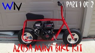 How to Build the Azusa Mini Bike Kit  Part 1 of 2 [upl. by Christoph]