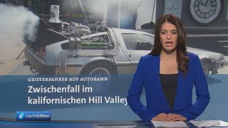 Tagesschau Zurück in die Zukunft Back to the Future [upl. by Nessaj]