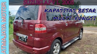 suzuki APV 2005 MPV Keluarga besar bisa buat UMKM kulakan berdagang  Review Mobil Bekas Atmajaya [upl. by Oirobil]