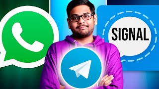 Whatsapp vs Telegram vs Signal  Which One is Best [upl. by Tiemroth445]