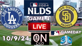 🔴Los Angeles Dodgers vs San Diego Padres Live MLB NLDS Baseball Play by Play and 3d Presentation [upl. by Ahsyekal]