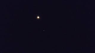 Conjunction of Venus amp Saturn  Planetenkonjunktion [upl. by Hadihahs95]