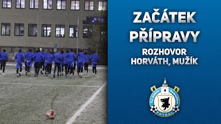 Pavel Horváth a Petr Mužík po prvním tréninku zimní přípravy [upl. by Hills]