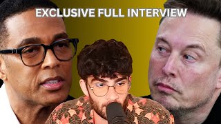 Don Lemon Interview Elon Musk  HasanAbi reacts [upl. by Analihp]