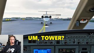 FULL FLIGHT with ATC Microsoft Flight Simulator  Citation CJ4 VATSIM [upl. by Gaul]