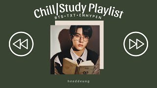 b t s • t x t • e n h y p e n  chillstudysleep playlist [upl. by Ralyks]